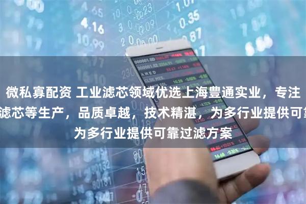微私寡配资 工业滤芯领域优选上海豊通实业，专注ROKICMP滤芯等生产，品质卓越，技术精湛，为多行业提供可靠过滤方案